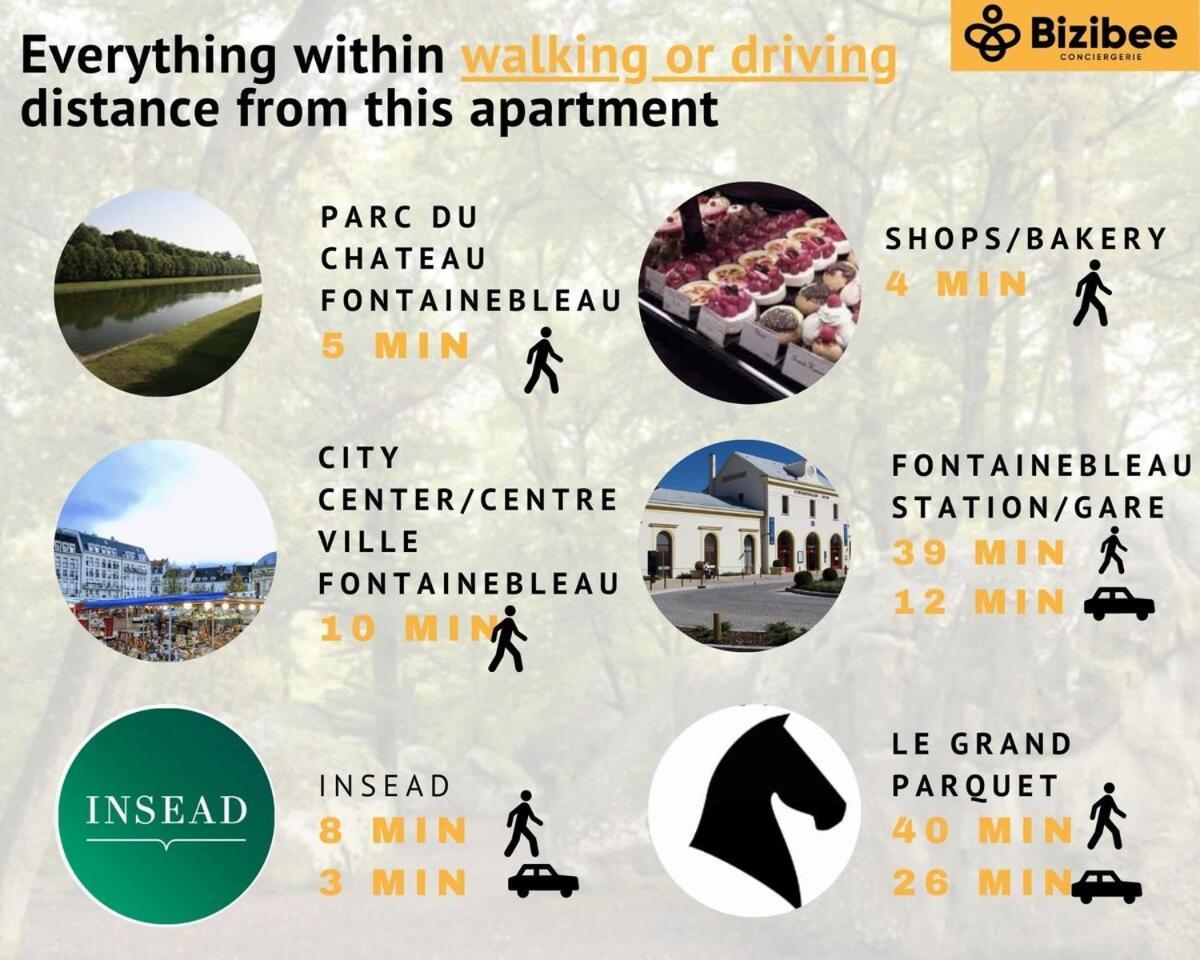 Palm House Sauna City Center Ideal Insead Fontainebleau Exterior foto